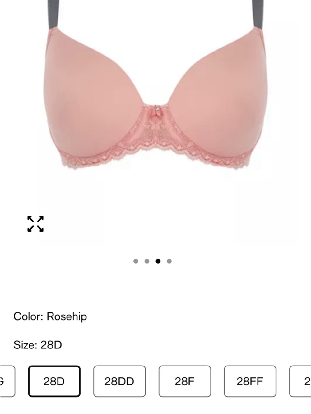 Freya Nude/Tan Strapless Bra - Picture 8 of 8